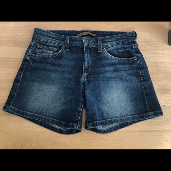 Joe’s Jeans Edlyn Denim Jean Shorts Medium Dark Wash Women’s Size 26 - Picture 1 of 14